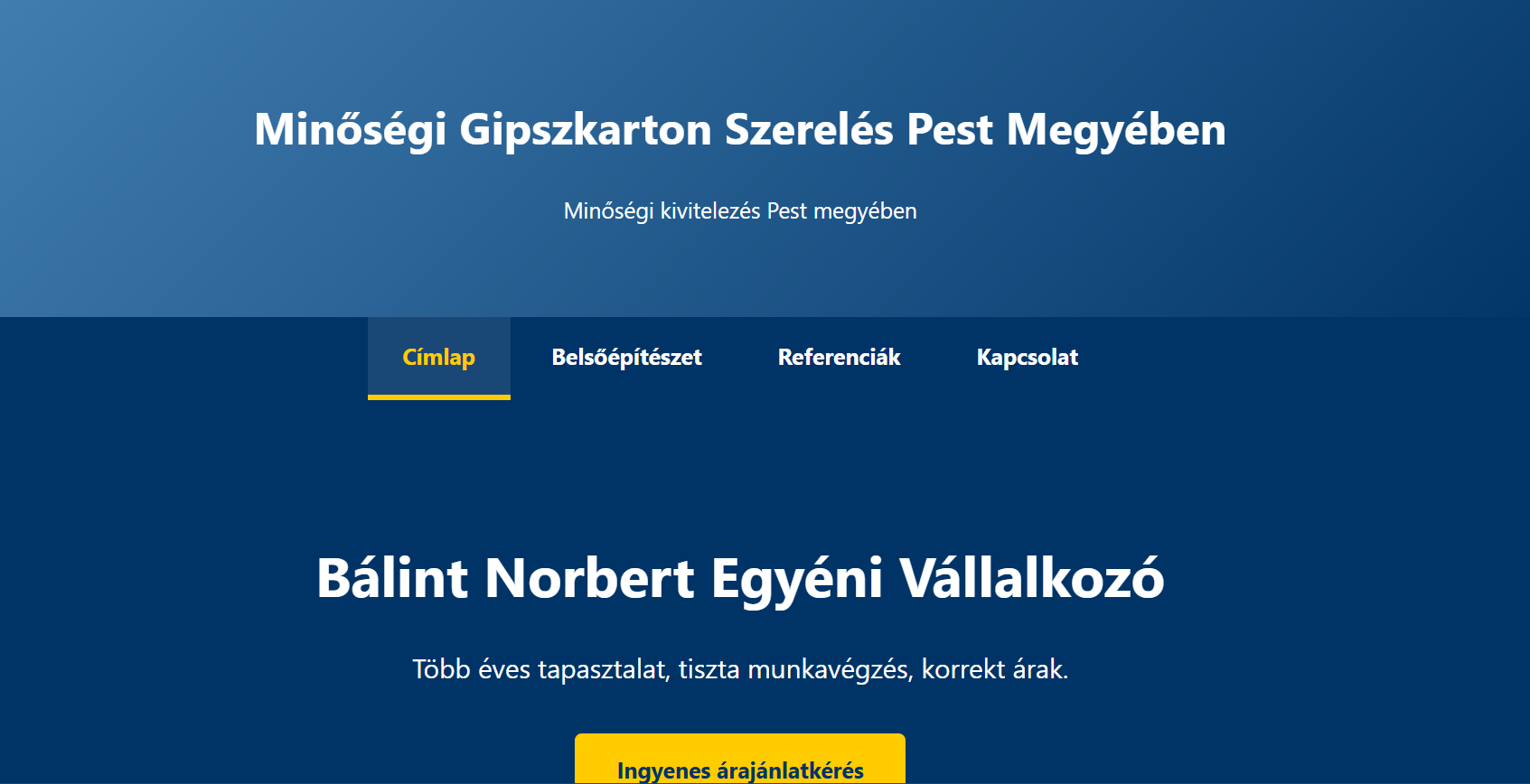 Gipszkarton Szerelés